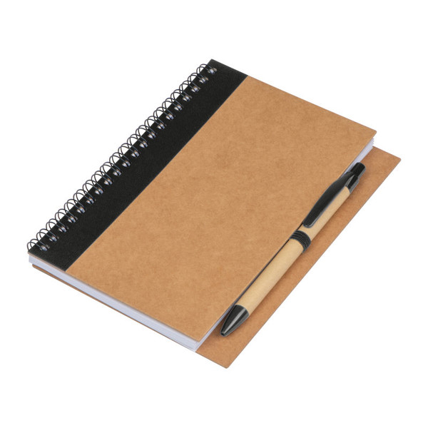 Spiral A5 Notebook Ravenna - Black