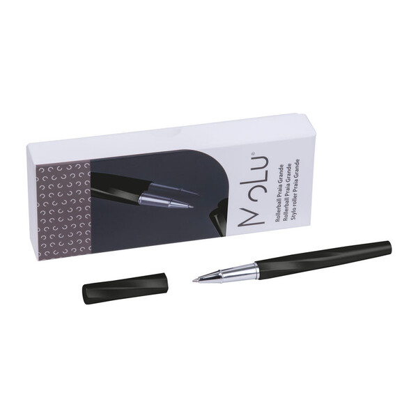 Brass Rollerball Pen Praia Grande - Black