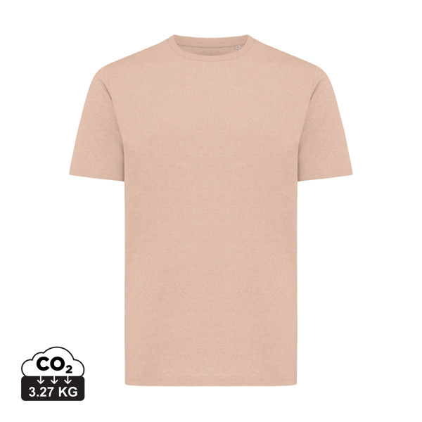 Iqoniq Sierra lightweight recycled cotton t-shirt - Peach Nectar / XS