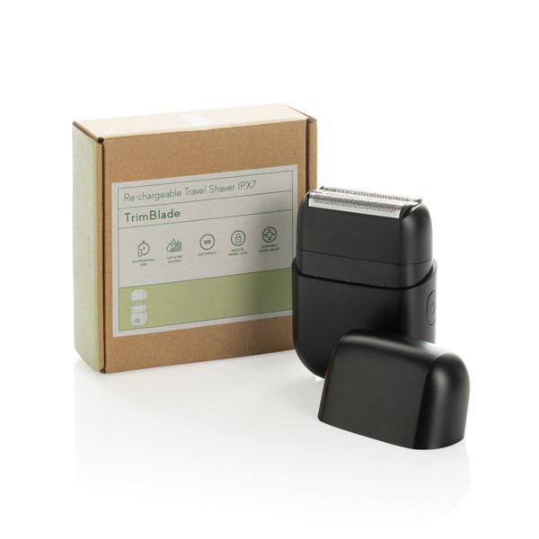 TrimBlade re-chargeable Travel Shaver IPX7