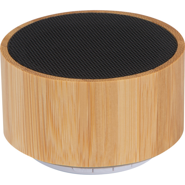 Bluetooth speaker with bamboo coating OSVALDO - Beige