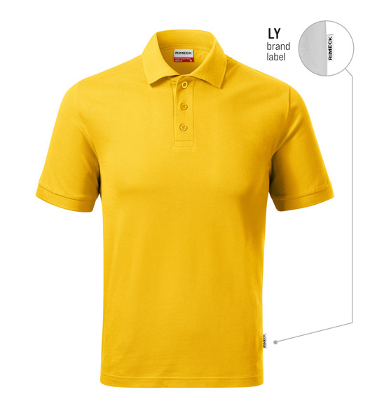 Polokošile Pánská Rimeck® Resist Heavy Polo - Žlutá / 4XL
