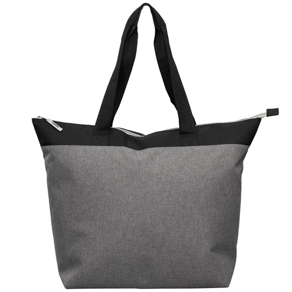 Metropolis™ Large Cooler Tote​ Bag - Grey / Silkscreen