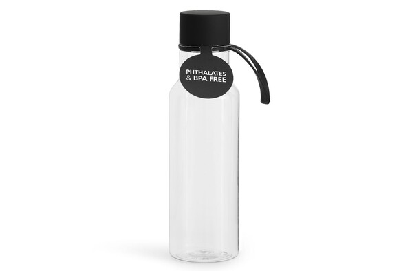 Sagaform Water Bottle 600ml - White/transparent