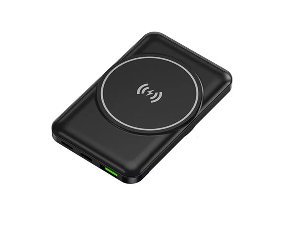 Bezdrôtová magnetická powerbanka 5000mAh - WHITE