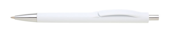 Linea ballpoint pen, plastic, blue refill - White