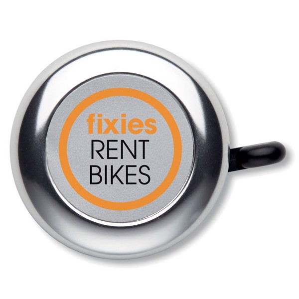 Ringring bicycle bell, aluminium, 55 mm diameter - Shiny Silver