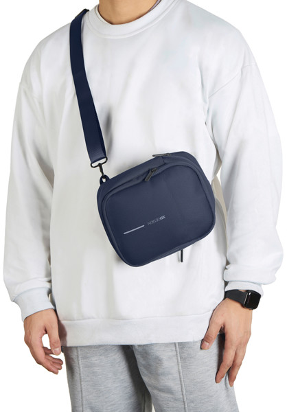 Sac bandoulière Boxy - Bleu Marine / Bleu Marine