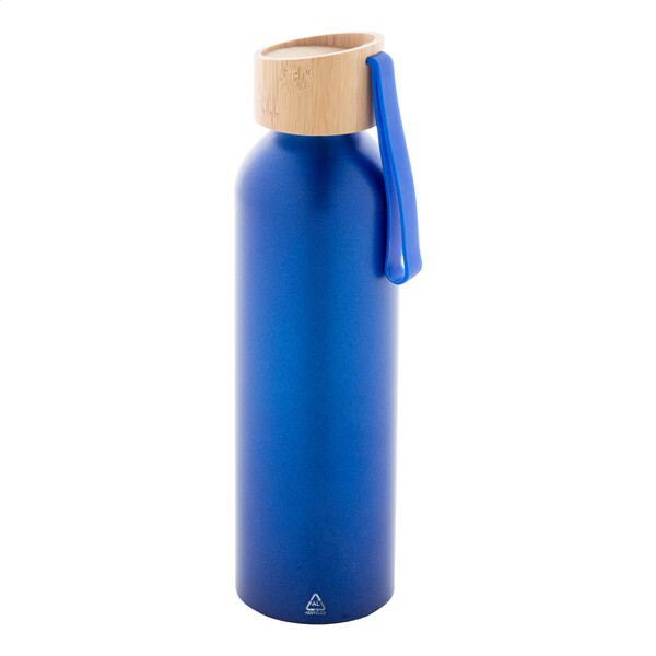 Bouteille en aluminium recyclé Ralusip Plus - Bleu