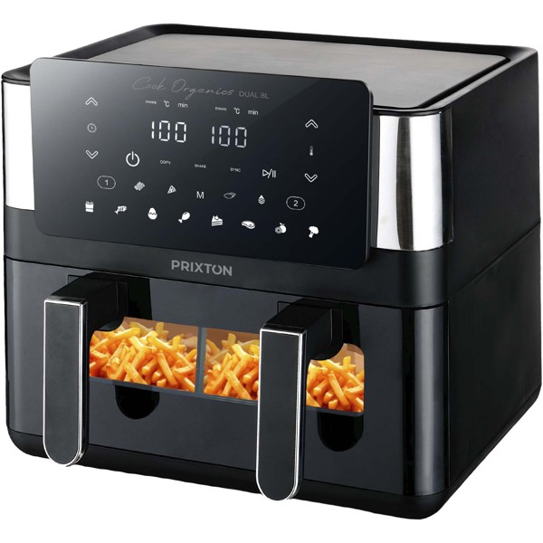 Friteuse à air double 8 L Prixton Cook Organics