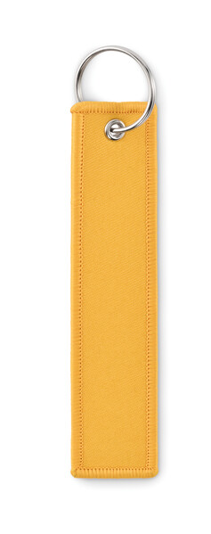 Obesek za ključe PET,130x30 mm - Rumena