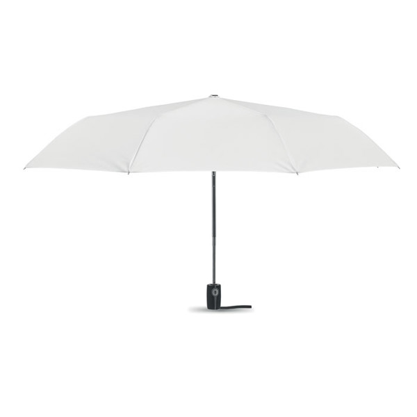 Luxe 21inch windproof umbrella Gentlemen - White