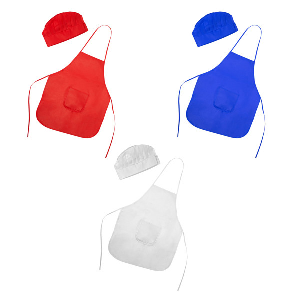 Set Delantal - Blanco