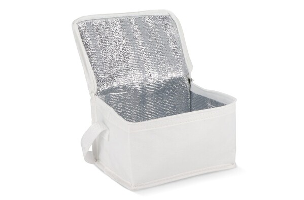 R-PET 6 Sac isotherme non tissé 20x 13 x 12.5cm 75g/m² - Blanc