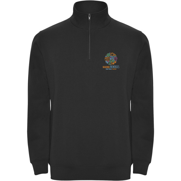 Pull zippé Aneto avec fermeture quart de zip - Noir / S