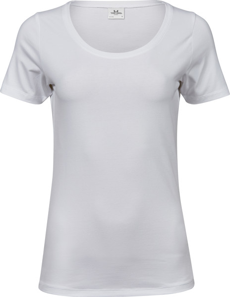 Raztegljiva ženska majica Tee Jays | TJ 450 - Bela / M