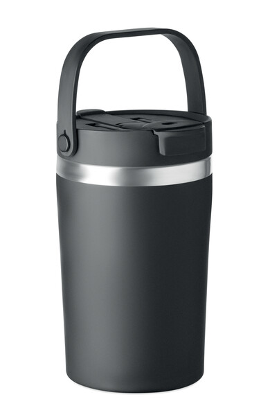 Dvojstenný pohár 350 ml Cozycup - Čierna