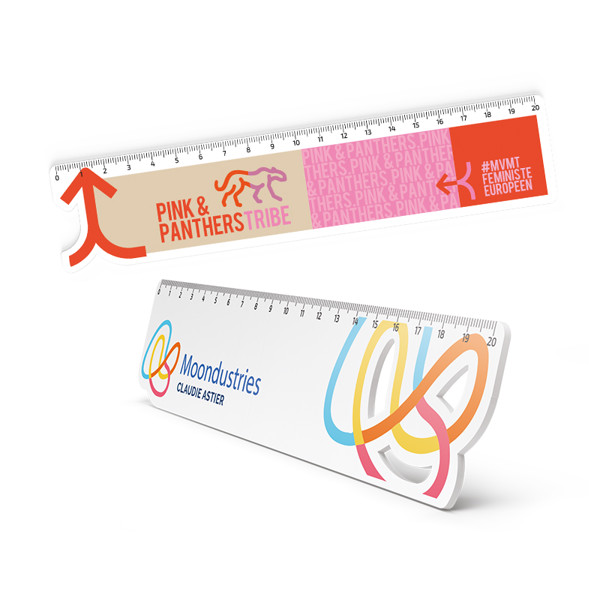 REGLE SUR-MESURE EN PMMA EP. 2mm DIM.20,5x4,5 cm (100 cm2 MAXI)