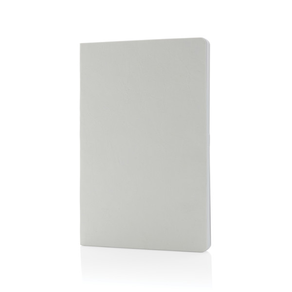 Salton A5 GRS certified recycled paper notebook - White