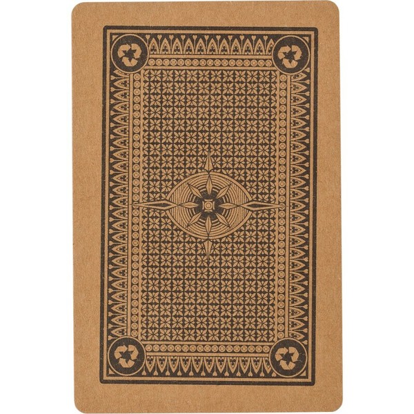 Recycled paper playing cards