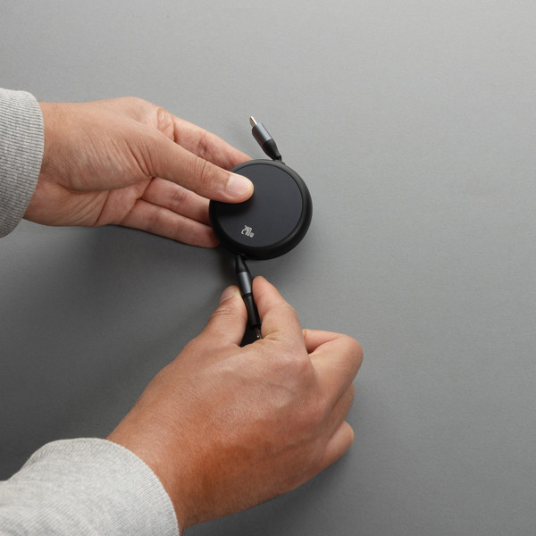 Terra RCS recyklovaný hliníkový zasúvateľný 240W 2-v-1 kábel