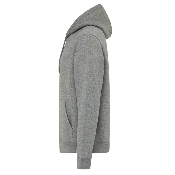 Mikina s kapucí IQONIQ Joshua z recyklované bavlny - Light Heather Anthracite / L