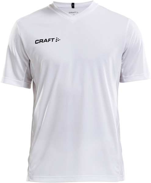 Men's V-neck sports shirt Craft | Squad Go Jersey Solid M - White / M