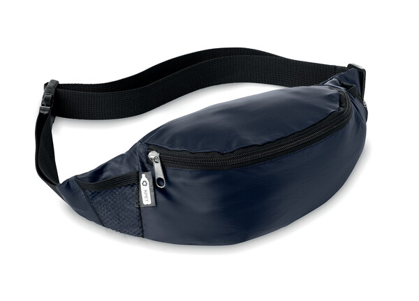 Sac banane en RPET 210D Parkpet - Bleu Marine
