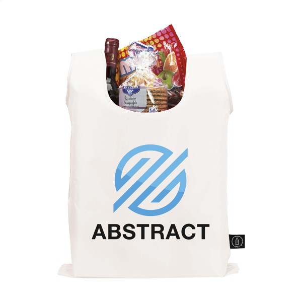 Shop Easy GRS RPET foldable shopping bag - White