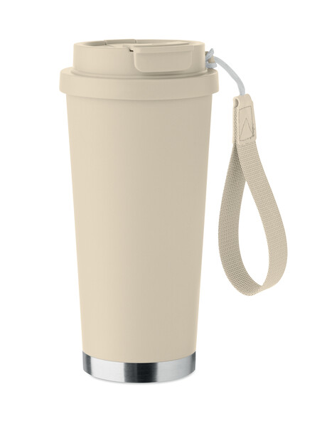 Double wall tumbler 500ml Topaz Large - Beige