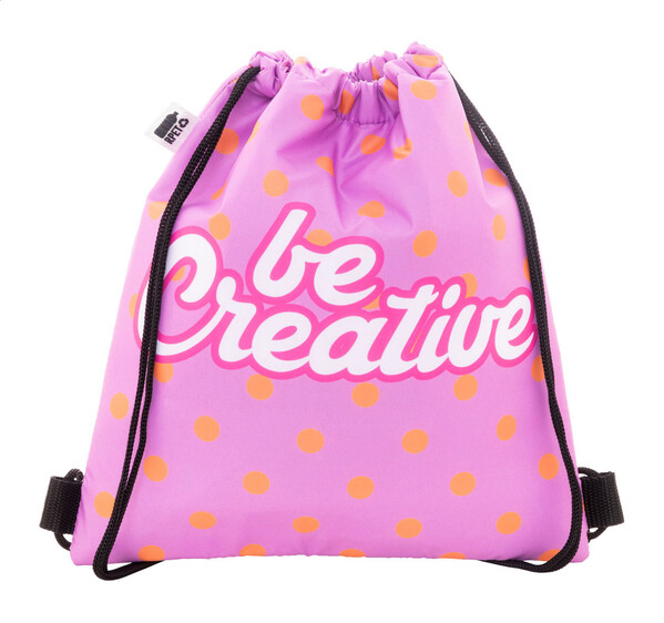 Personalizowany worek termiczny dla dzieci CreaCool Draw Kids - Czarny / Biały