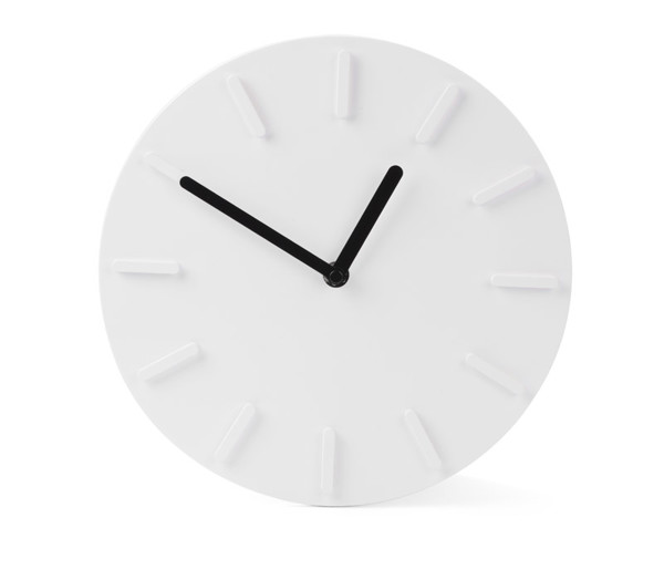 Wall clock LUCIA - white