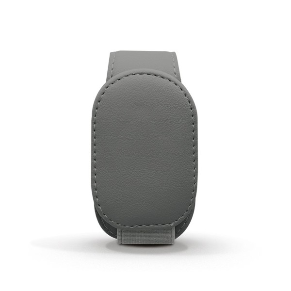 SUPPORT LUNETTE POUR PARE-SOLEIL DE VOITURE - Gris