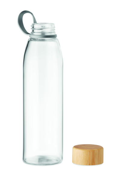 Steklenica Fjord, pokrov iz bambusa, 500 ml