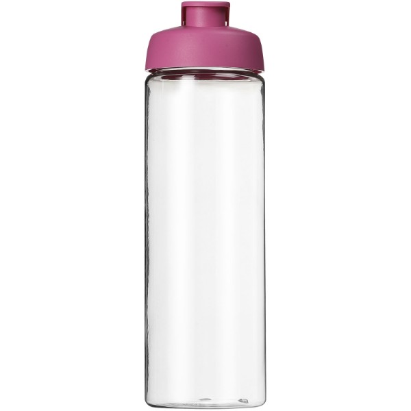 H2O Active® Vibe 850 ml flip lid sport bottle - Transparent / Pink