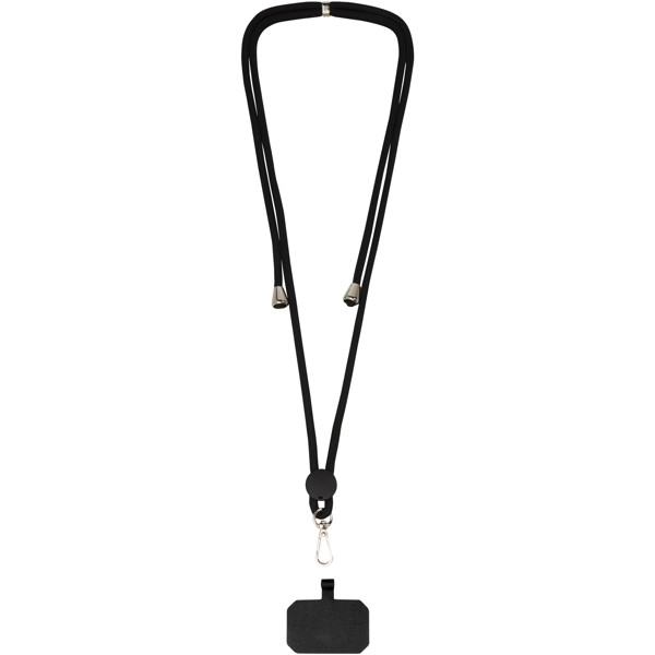 Kubi lanyard voor telefoon - Zwart