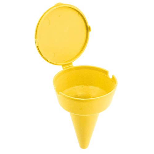 CENDRIER PLAGE "ASHER" - Jaune