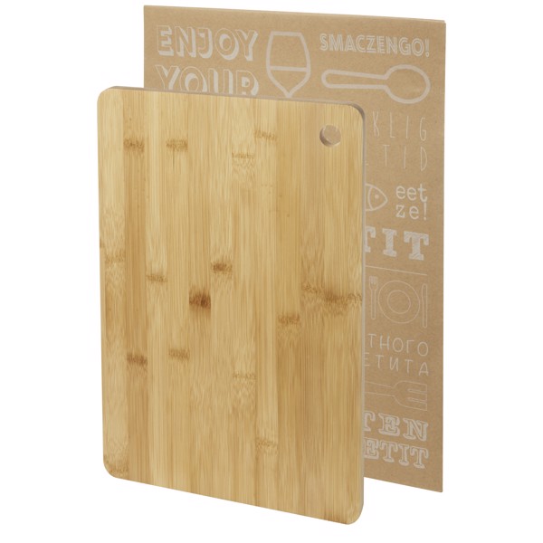 Harp bamboo cutting board