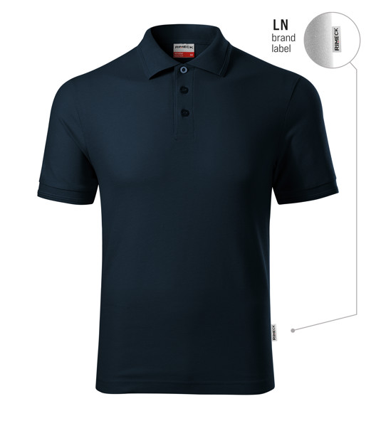 Polo Majica Muška Rimeck® Reserve - Mornarsko Plava 02 (Brand Label) / M