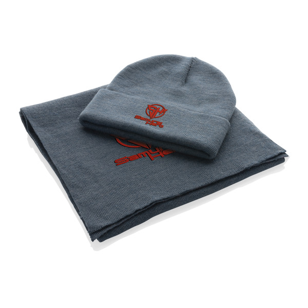 Elles AWARE™ Polylana® scarf 180x30cm - Sage Blue