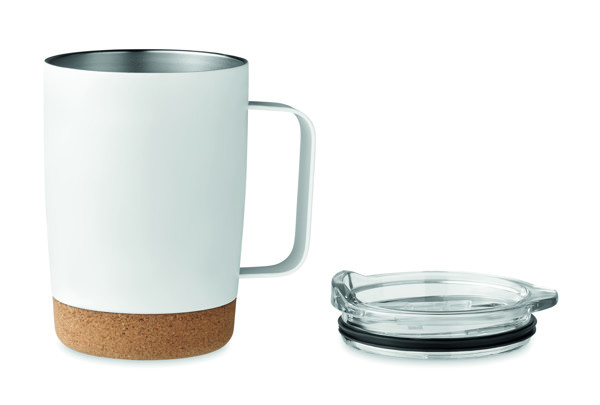 Gobelet double paroi 300ml Ruby - Blanc