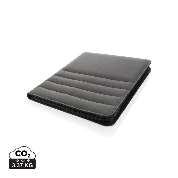 XD Xclusive A4 portfolio, recycled rPET, zipper - Anthracite