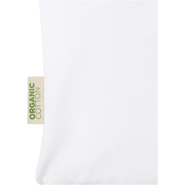 Orissa 100 g/m² Sac fourre-tout en coton biologique 7L - Blanc