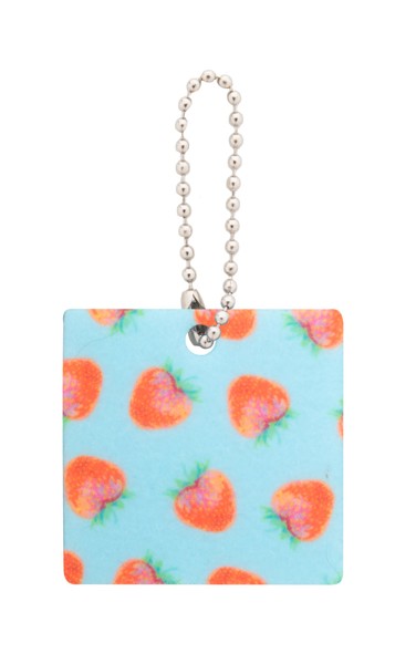 Custom Keyring Felty, Square - White