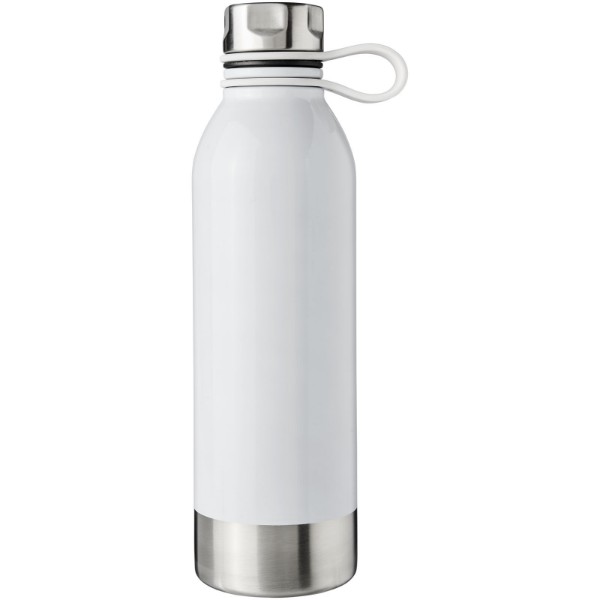 Bouteille de sport 740ml en acier inoxydable Perth - Blanc