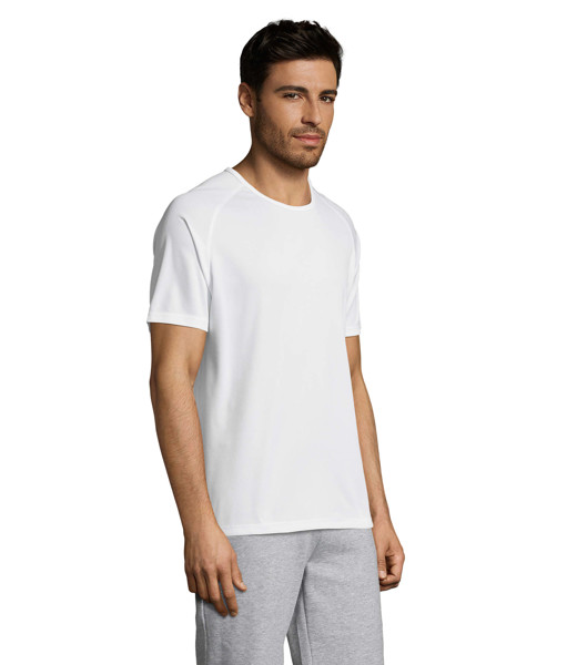 SPORTY T-shirt homem - Branco / 3XL