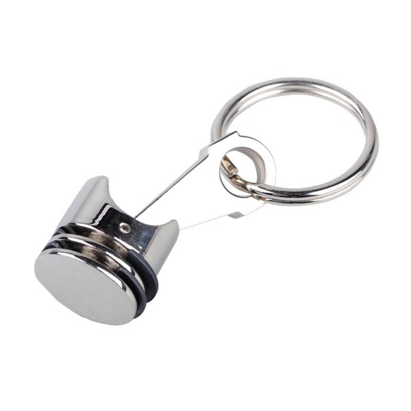 Piston metal keyring