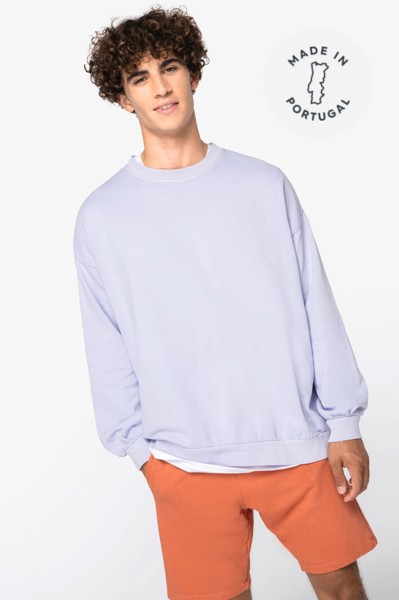 UNISEX PREVELIRANA TERRY280 MAJICA SVEŽA - Washed Crna / XS