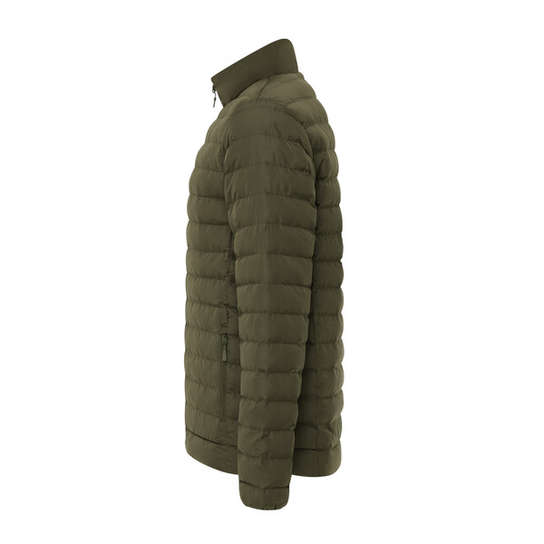 Pánská prošívaná bunda IQONIQ Maiko z recykl. polyesteru - Khaki / XXXL