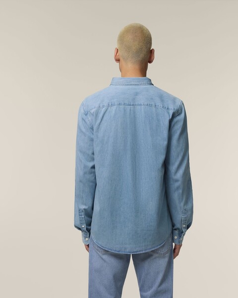 Stanley Denim Shirt - Light Wash / 4XL